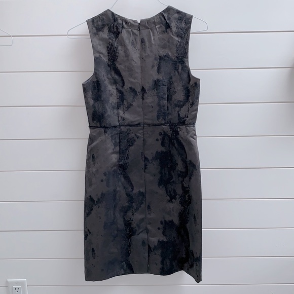 Silver/Gray Sheath Dress by Loft Size 6 Work Holiday Classic Party - Picture 2 of 6